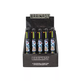 Brainrot Black 6 színű toll