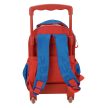 Hupikék törpikék Village gurulós ovis hátizsák, táska 30cm