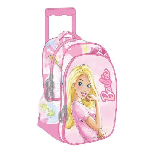 Barbie Paints gurulós ovis hátizsák, táska 30cm