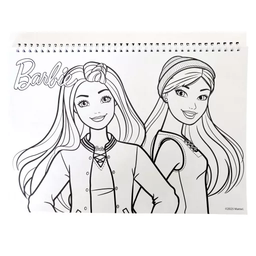 Barbie Paints A/4 spirál vázlatfüzet 40 lapos matricával