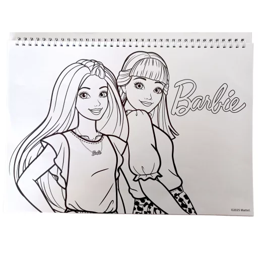 Barbie Paints A/4 spirál vázlatfüzet 40 lapos matricával