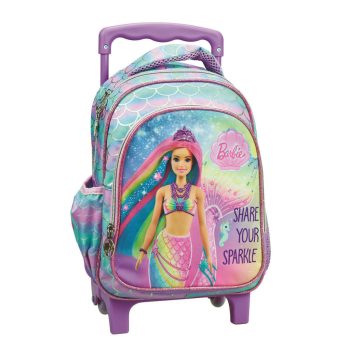 Barbie Sparkle gurulós ovis hátizsák, táska 30cm