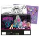 Monster High Crew A/4 spirál vázlatfüzet 40 lapos matricával