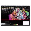 Monster High Crew A/4 spirál vázlatfüzet 40 lapos matricával