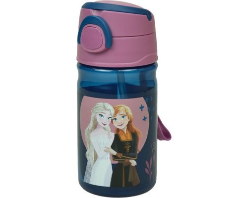 Disney Jégvarázs Sisters műanyag kulacs akasztóval 350ml