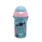 Disney Lilo és Stitch, A csillagkutya Alien 626 műanyag szívószálas kulacs akasztóval 500ml