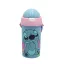 Disney Lilo és Stitch, A csillagkutya Alien 626 műanyag szívószálas kulacs akasztóval 500ml