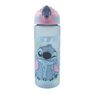 Disney Lilo és Stitch, A csillagkutya Alien 626 műanyag matt szívószálas kulacs 600ml