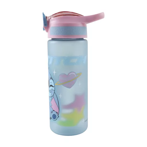 Disney Lilo és Stitch, A csillagkutya Alien 626 műanyag matt szívószálas kulacs 600ml