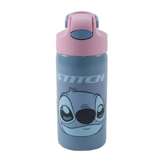 Disney Lilo és Stitch, a csillagkutya Alien 626 alumínium szívószálas kulacs akasztóval 500ml