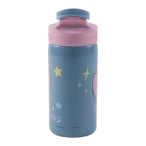 Disney Lilo és Stitch, a csillagkutya Alien 626 alumínium szívószálas kulacs akasztóval 500ml