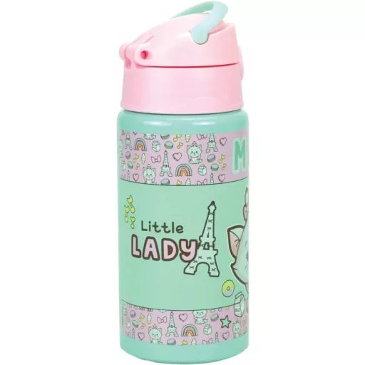 Disney Marie Little Lady alumínium kulacs akasztóval 500ml
