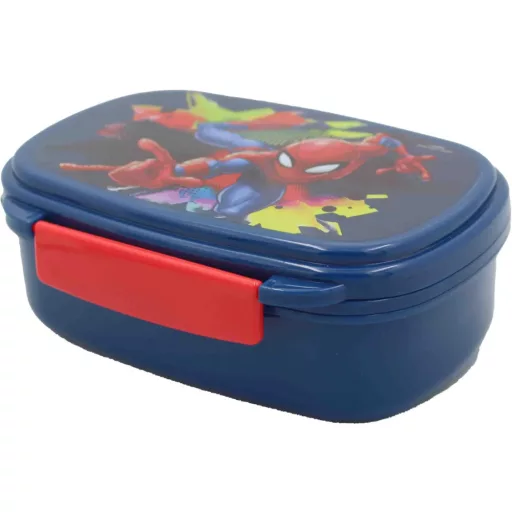 Pókember Splotch szendvicsdoboz + evőeszköz szett