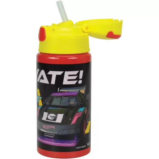 Hot Wheels Race alumínium kulacs akasztóval 500ml