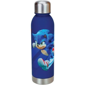 Sonic, a sündisznó Faster műanyag kulacs fém kupakkal 750ml