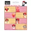Disney Minnie Wink füzetcímke 16db-os
