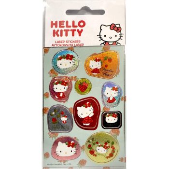 Hello Kitty Garden hologrammos matrica szett
