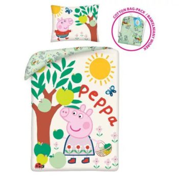 Peppa malac ágyneműhuzat 140×200cm, 70×90 cm