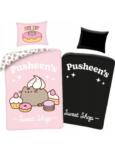 Pusheen Sweet Shop sötétben világító ágyneműhuzat (140×200cm, 70×90cm)