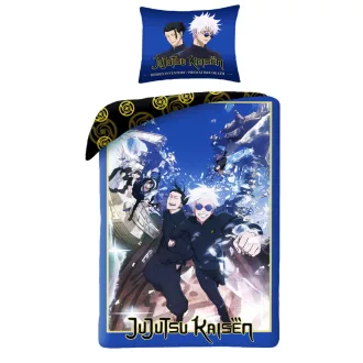 Jujutsu Kaisen Blue Energy ágyneműhuzat 140×200cm, 65x65cm microfibre