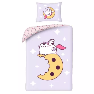 Pusheen Moon ágyneműhuzat 140×200cm, 70×90cm microfibre