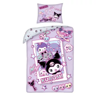 Hello Kitty Kuromi Chaos ágyneműhuzat 140×200cm, 70×90cm microfibre