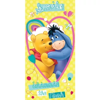 Disney Micimackó Smile fürdőlepedő, strandtörölköző 70x140 cm