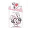 Disney Minnie White ágyneműhuzat 140×200cm, 70×90cm