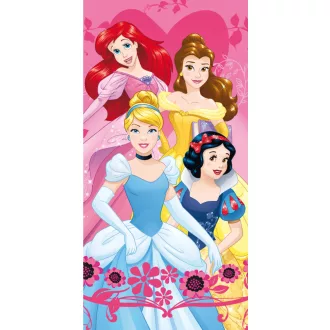 Disney Hercegnők Heart fürdőlepedő, strandtörölköző (70x140cm)