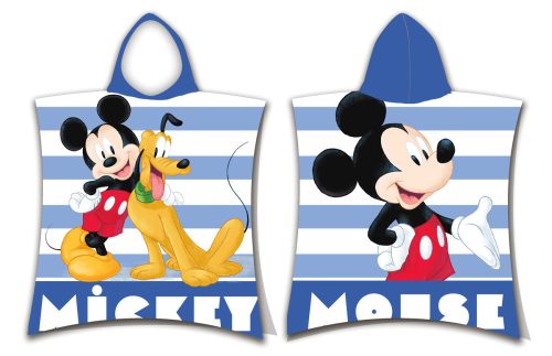 Disney Mickey Stripe strand törölköző poncsó 50x115 cm