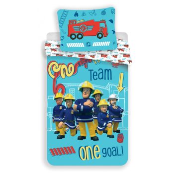 Sam a tűzoltó ágyneműhuzat Team 140×200cm, 70×90 cm