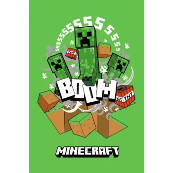 Minecraft Boom Creeper polár takaró
