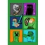Minecraft Fight Badges polár takaró
