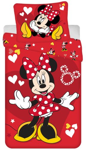 Disney Minnie Love & Stars ágyneműhuzat 140×200cm, 70×90cm