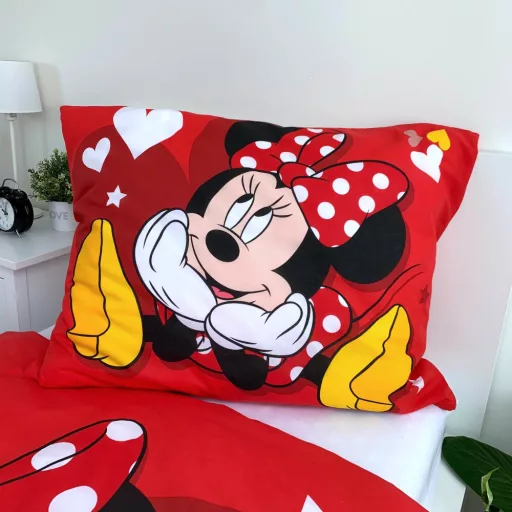 Disney Minnie Love & Stars ágyneműhuzat 140×200cm, 70×90cm