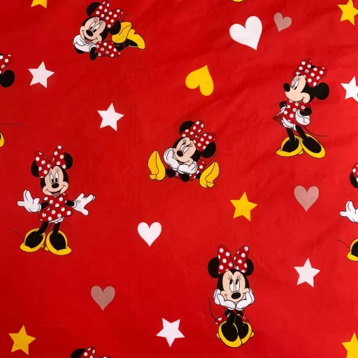 Disney Minnie Love & Stars ágyneműhuzat 140×200cm, 70×90cm