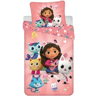 Gabby's Dollhouse 100% pamut ágyneműhuzat