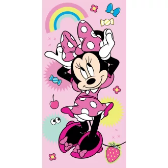 Disney Minnie Rainbow fürdőlepedő, strandtörölköző (70x140cm)
