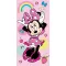 Disney Minnie Rainbow fürdőlepedő, strandtörölköző (70x140cm)