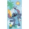 Disney Lilo és Stitch Summer fürdőlepedő, strandtörölköző (70x140cm)