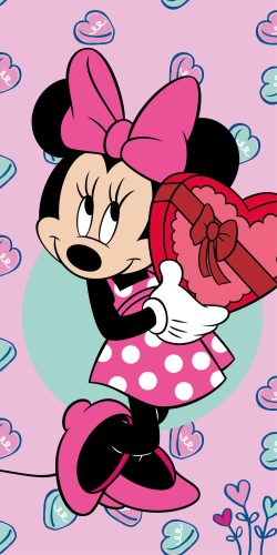 Disney Minnie Sweets fürdőlepedő, strand törölköző (70x140cm)