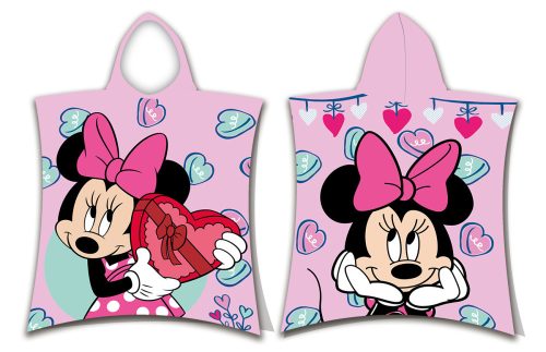 Disney Minnie Sweets strand törölköző poncsó 50x115 cm