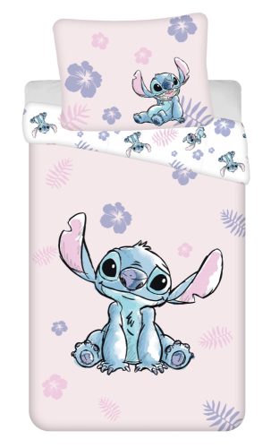 Disney Lilo és Stitch, A csillagkutya Pink ágyneműhuzat (140×200cm, 70×90 cm)