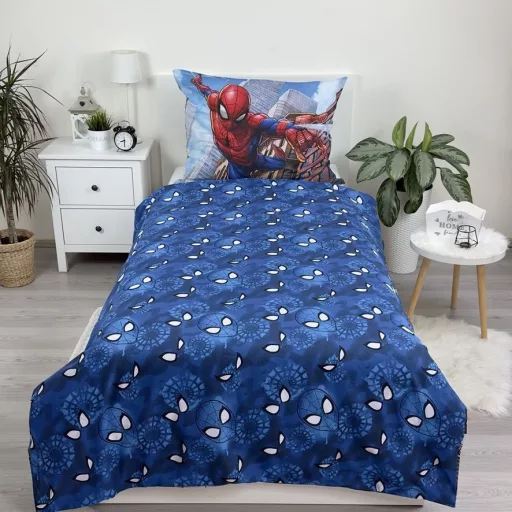 Pókember City Glider ágyneműhuzat 140×200cm, 70×90cm