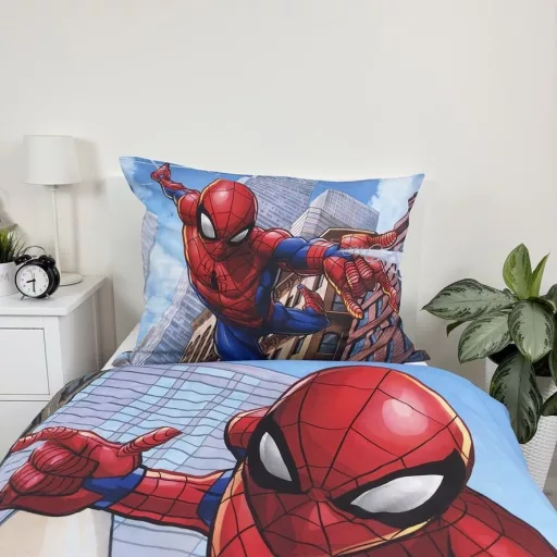 Pókember City Glider ágyneműhuzat 140×200cm, 70×90cm