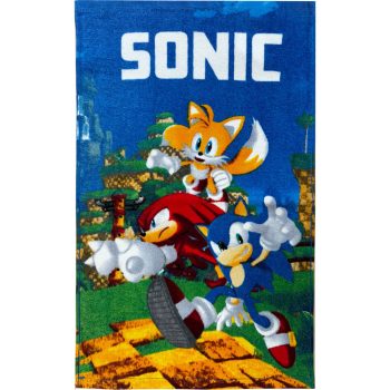   Sonic, a sündisznó Speedy kéztörlő, arctörlő, törölköző 30x50 cm