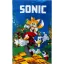 Sonic, a sündisznó Speedy kéztörlő, arctörlő, törölköző 30x50 cm