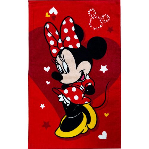 Disney Minnie Pretty in red kéztörlő, arctörlő, törölköző ((30x50cm))