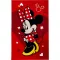 Disney Minnie Pretty in red kéztörlő, arctörlő, törölköző ((30x50cm))