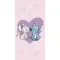 Disney Lilo és Stitch, A csillagkutya Love fürdőlepedő, strandtörölköző 70x140 cm